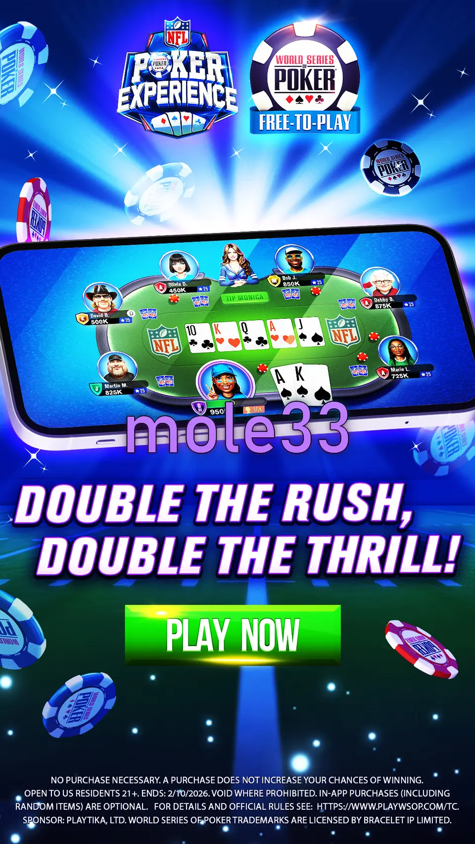 mole33 Tangkapan Layar Resmi APK